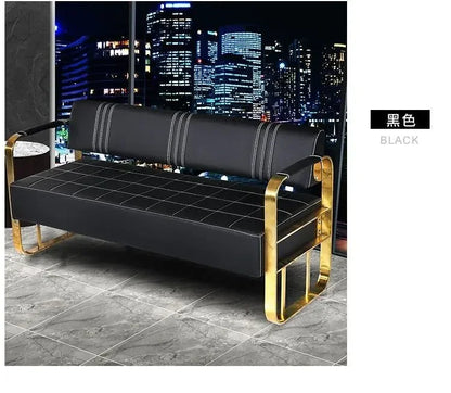 Luxury Black Modern Sofa Large Designer Relax Recliner Lazzy Sofa Loveseat Solid Cadeiras De Sala De Estar Nordic Furniture