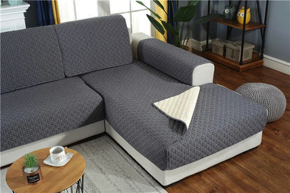1. 2, 3, 4 Seat Sofa Covers, Sofa Covers, Plaid, Pet Dog Sofa Mats, Living Room Furniture Protective Covers
