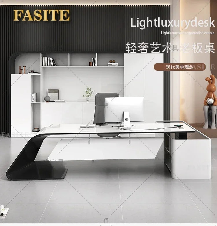 Reliable Writing Study Meeting Office Desks Luxury Drawers Vanity Storage Office Desks Corner Escritorios De Oficina Office Furn