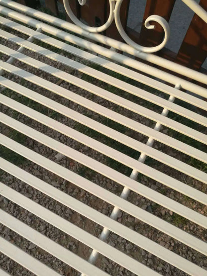 Foreign trade tail order clearance picking up leaks European backrest double chair outdoor courtyard leisure balcony bench park