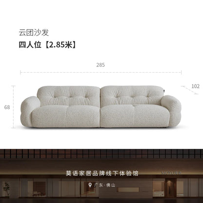 French Cream Style Sofa Modern Simple Living Room Comfortable Trendy Sofas Romantic High Quality Luxury Divano Home Furniture