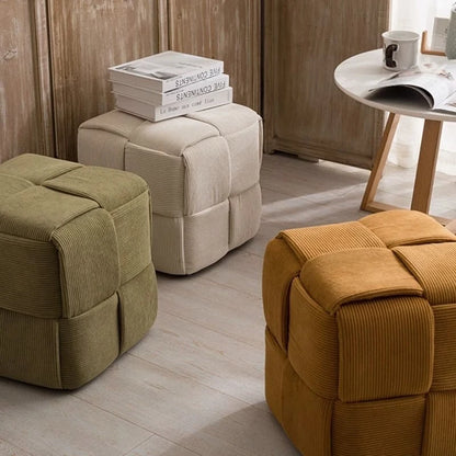 Household door shoes stool fashion small stool simple creative dice stool living room sofa stool pedal stool.