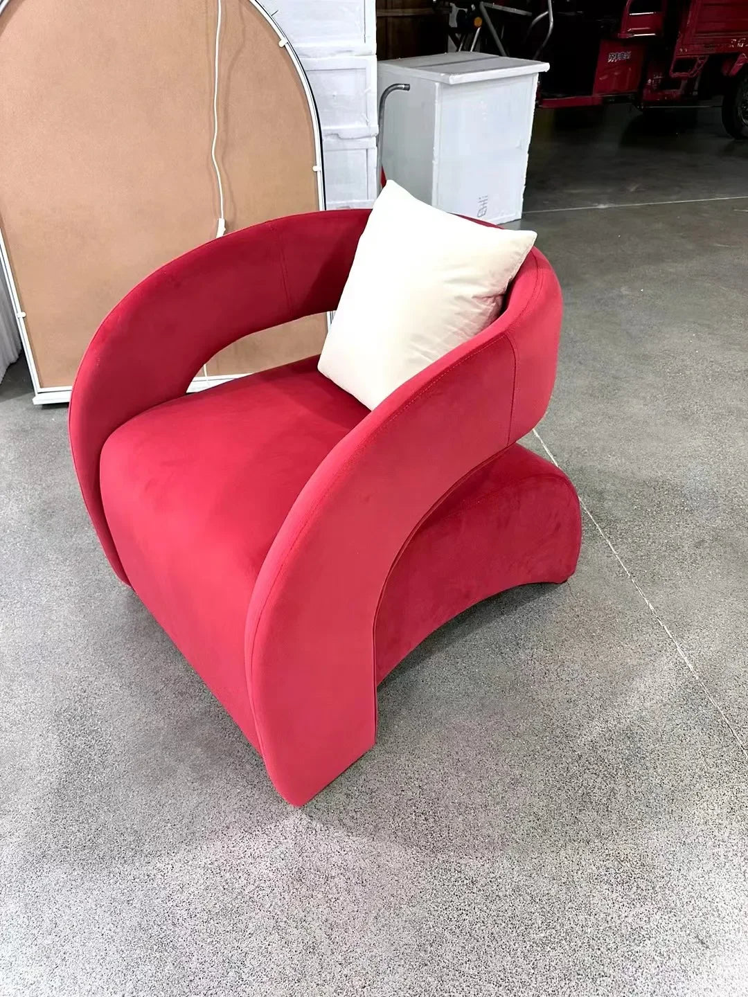 Nordic design single sofa modern minimalist light luxury living room balcony leisure tiger chair  FT