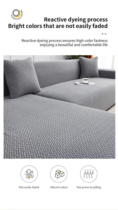 1 PC Jacquard Sofa Cover dustproof Sofa Cover For Living Room Protector Removable Washable Slipcover