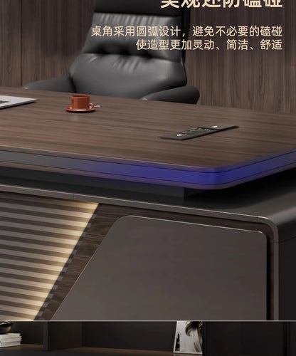 Luxury L Shaped OfficeDesks Home Office Writing Desk Modern Computer Desks With Drawers Mid Century Executive Desk Accessories