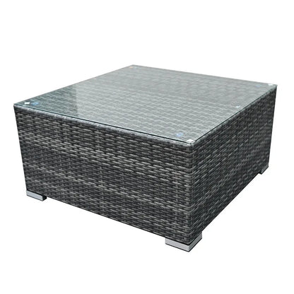 Outdoor rattan sofa combination courtyard terrace  waterproof sun protection outdoor garden rattan sofa furniture