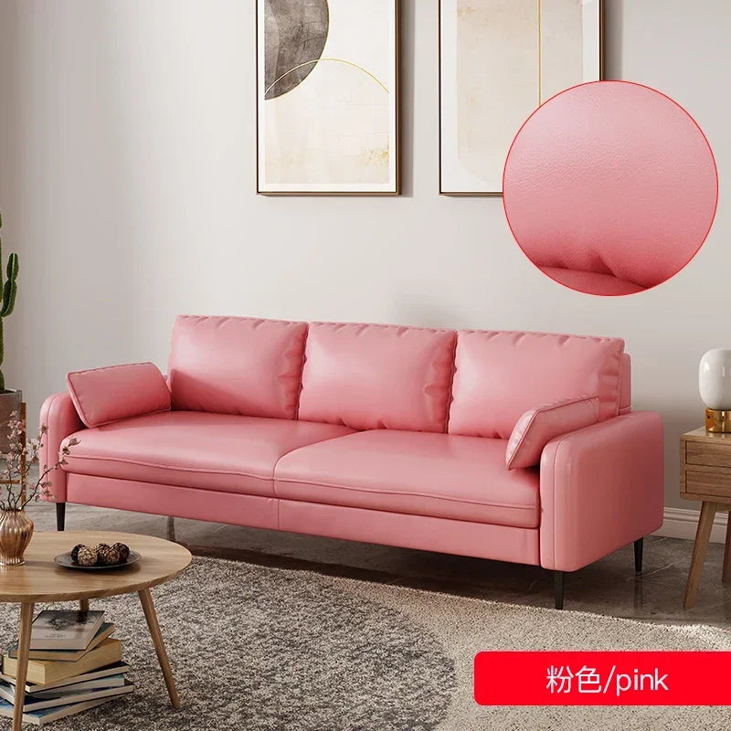 Scratch Protector Sofa Relax 3 Seater Brown Classic Sofa Armchair Lounge European Design Divano Living Room Furniture TY100YH