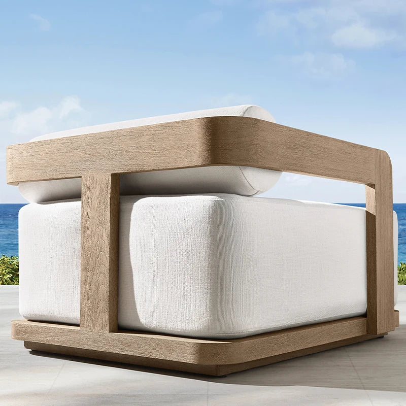 Patio Aluminum Furniture Comfortable Thick Upholstered Cushions Quick Dry StyleSofa Set for Garden Living Room Courtyard