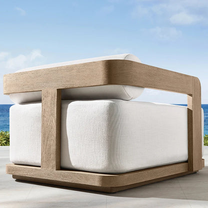 Patio Aluminum Furniture Comfortable Thick Upholstered Cushions Quick Dry StyleSofa Set for Garden Living Room Courtyard