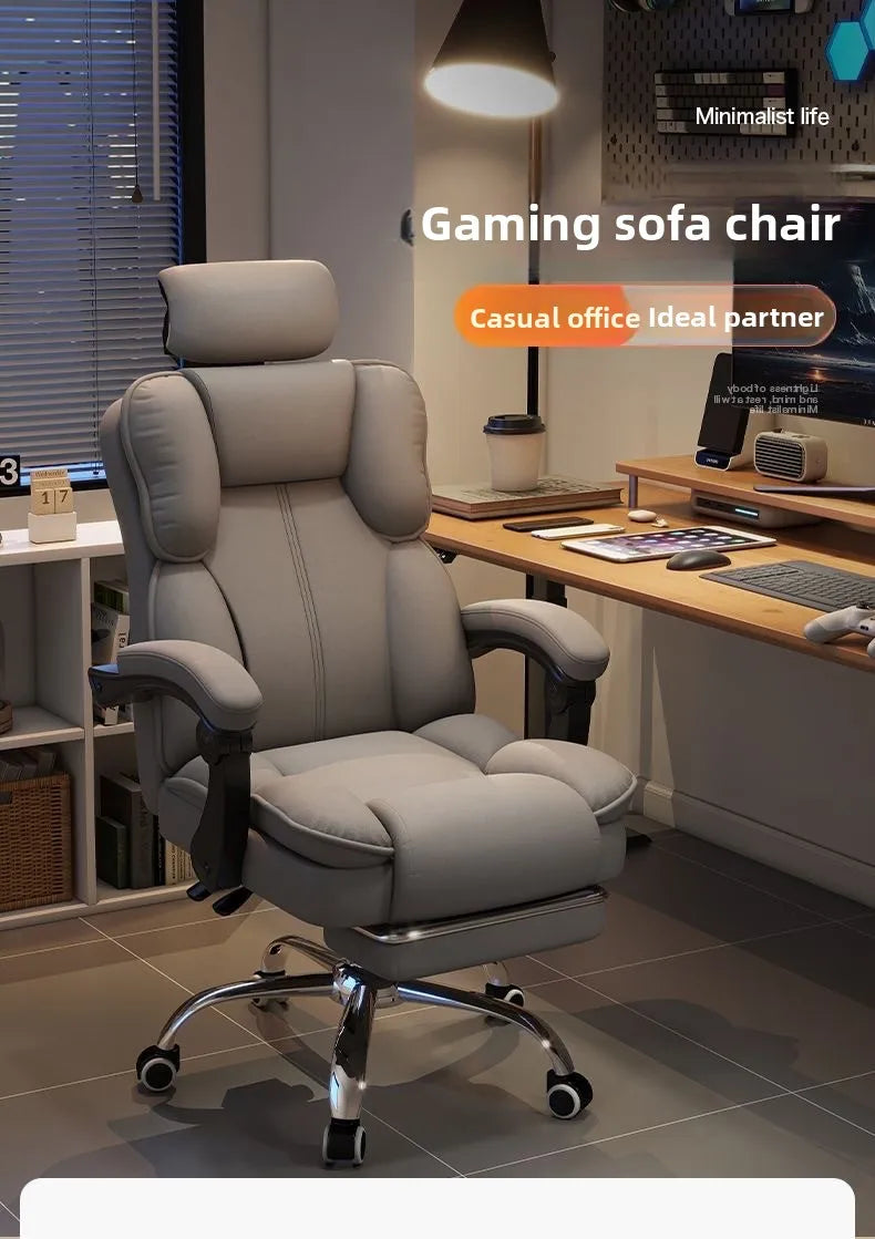 Ergonomic Computer Chair Gaming Office Chair Backrest Swivel Boss Seat Durable Desk Chair for Students Office Chair Furniture