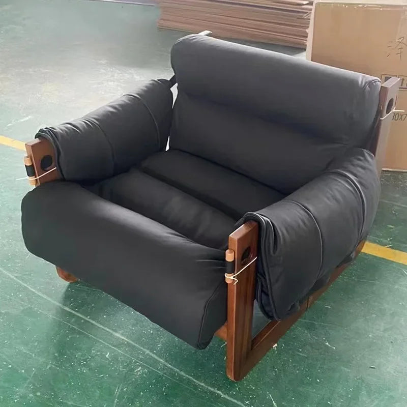 Nordic retro single sofa chair home leisure