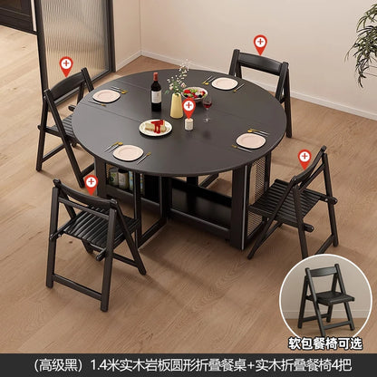 Waterproof Chair Dining Table Breakfast Modern Chair Side Dining Table Space Savers Round Set Sala Da Pranzo Home Furnitures