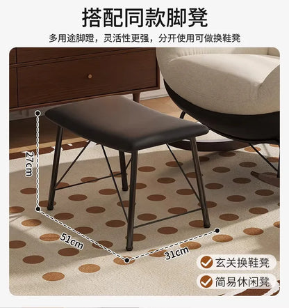 Lazy Sofa Rocking Chair Bedroom Lounge Chair Carefree Adult Living Room Single Balcony Leisure Rocking Chair Recliner Chairs