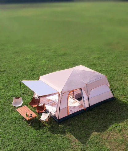 Sunshade Waterproof Tent Portable Wear Resistance Camping Tents Outdoor Stable Windproof Large Spaces Four Season Shelters