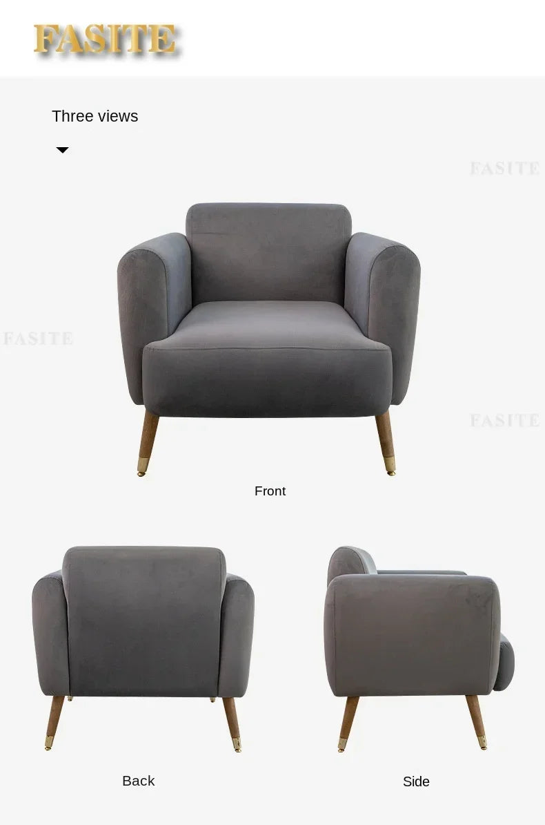Modern Luxury Lazy Living Room Sofa Tatami Nursing Chair Single Simple Dormitory Sofa Bedroom Office  Home Furniture