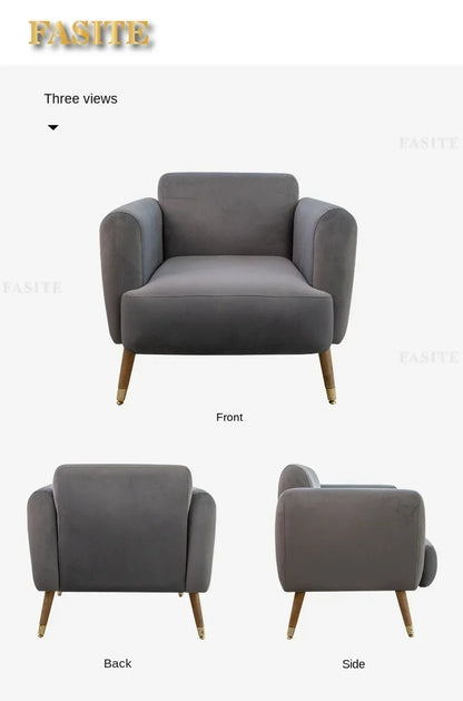 Modern Luxury Lazy Living Room Sofa Tatami Nursing Chair Single Simple Dormitory Sofa Bedroom Office  Home Furniture