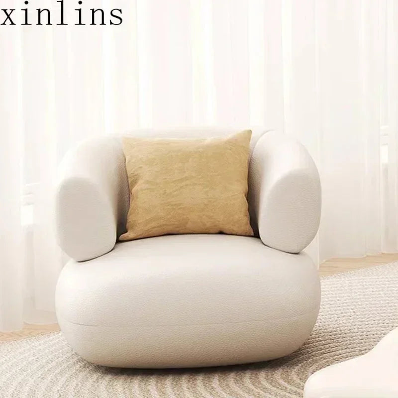 nordic living room Sofas minimalist lazy luxury europe Sofas family white salas y sofas muebles elegantes modernos Furniture
