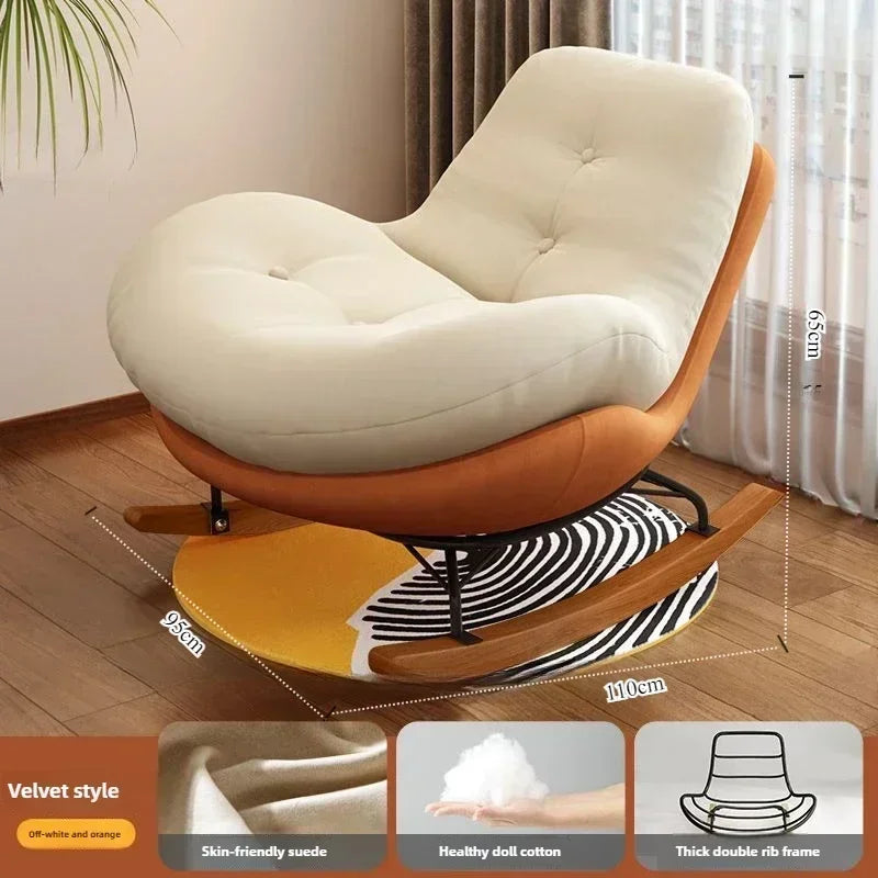 Sofa Penguin Rocking Chair Adult Lounge Chair Adult Living Room Snail Balcony Home Indoor Leisure Rocking Chair Recliner