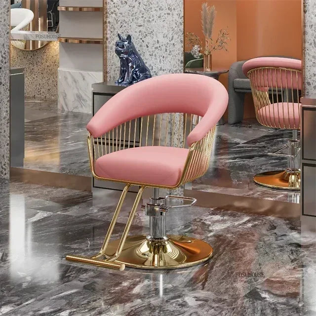 High end, stainless steel, dining chair, single sofa chair designer