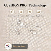 Patio Furniture Set Outdoor Furniture Brown Wicker Rattan Patio Conversation Sets with Cushion Outside Sofa Set,7 Pieces 9 Seats