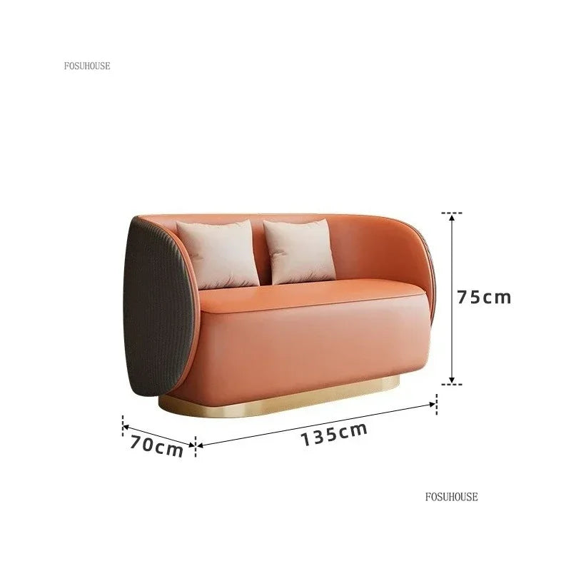 Nordic Designer Armchairs Hotel Lobby Negotiation Chair Living Room Chairs Home Furniture Luxury Conference Chair