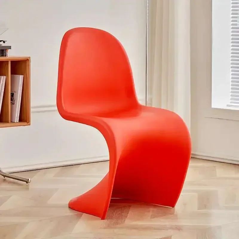 Transparent Plastic Chair Living Room Relax Backrest Waiting Cafe Chair Hotel Acrylic Design Dining Stool Nordic Furniture