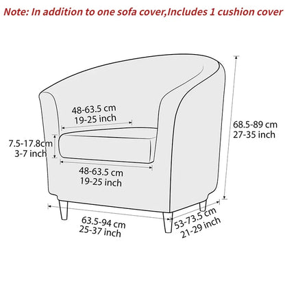 Velvet Sofa Cover Single Sofa Cover for Living Room Elastic Solid Color Armchair Slipcover for Bar Home Counter with Seat Covers
