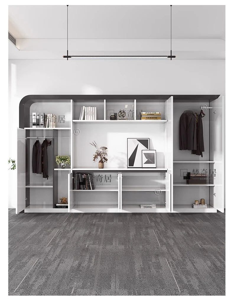 Asthetic Executive Luxury Desk Manager L Shaped Modern Designer Computer Table Organizer Workstation Escritorio Office Furniture