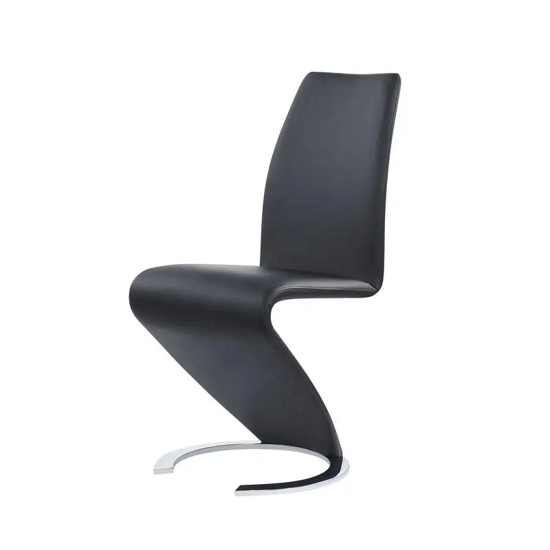 Set of 2 Black Dining Chairs - Marcus Horseshoe Style, Stylish and Modern Design for Your Home or Office Dining Room