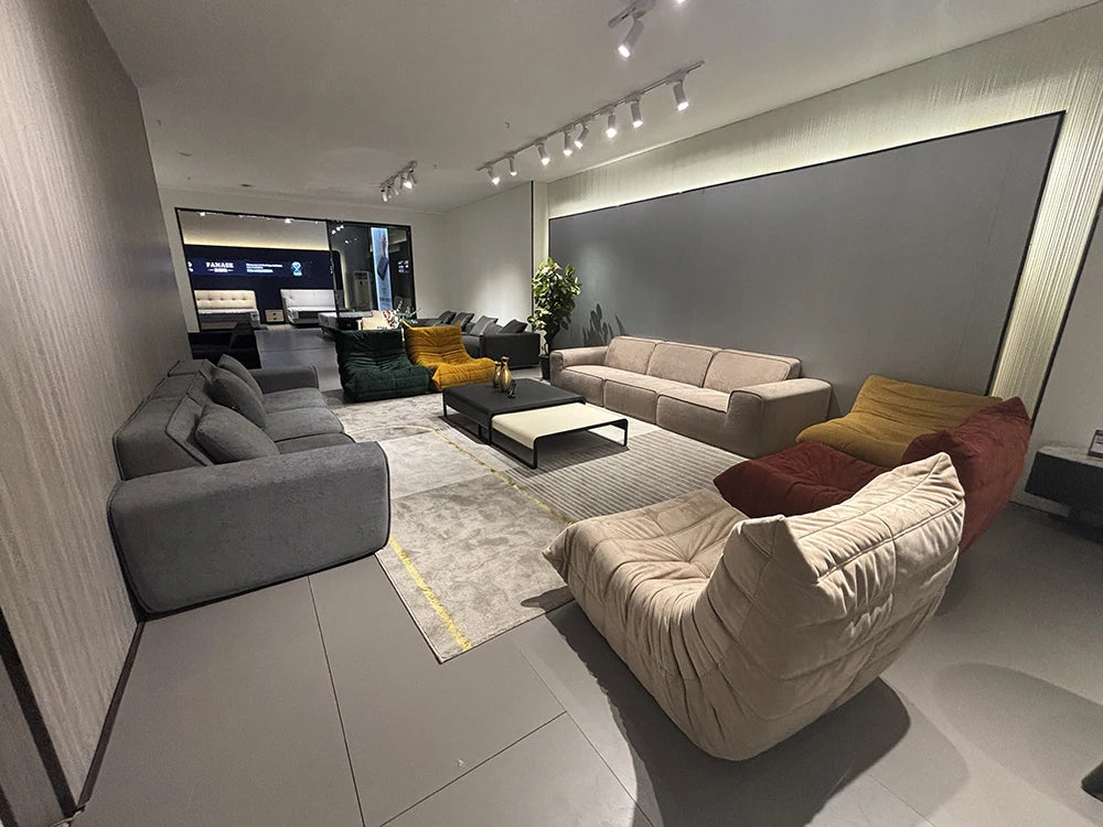 Modern Compression Furniture Sofa Design Combination Compression Living Room Fabric Indoor Sofa