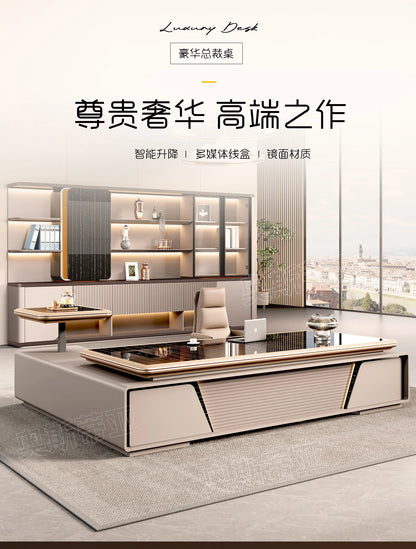 Bedroom Computer Office Desk Cheap Computer Gaming Drawer Conference Office Desk Reception Space Saving Tavolo Salon Furniture