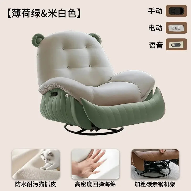 Electric single sofa, home living room leisure recliner