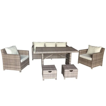 Hot Sales Modern Rattan Wicker Sectional Outdoor Garden Sofa Set Patio Garden Furniture
