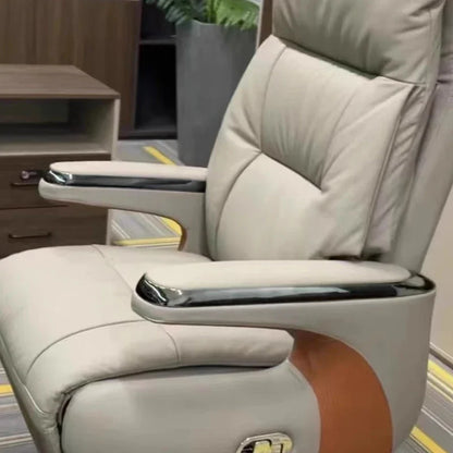 Bedroom Leather Office Chair Rolling Vanity Study Swivel Luxury Chair Accent Recliner Sillas De Escritorio Salon Furniture