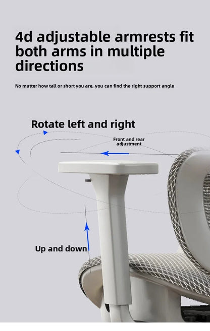 Computer Gaming Chair Ergonomic Chair Adjustable Rotatable Lumbar Support Sedentary Not Tired Silla Gamer Office Furniture