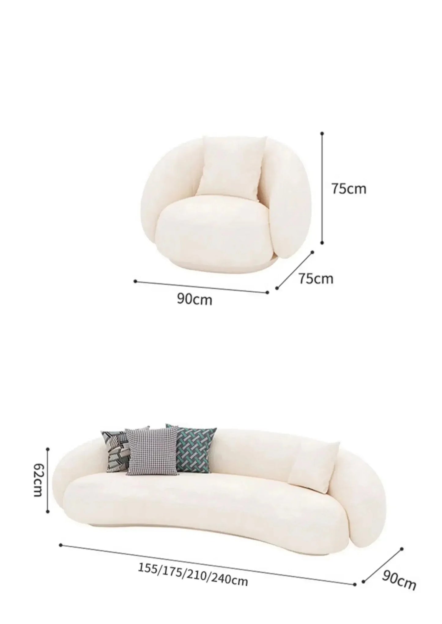 Minimalist Nordic Living Room Sofas Leather Recliner Designer Modern Sofas Luxury Lounge Balcony Cheap Divano Home Furniture