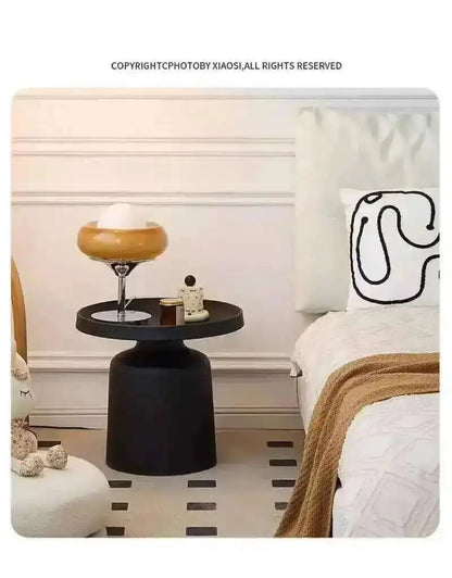 Metal Black Coffee Table Living Room Light Luxury Modern Round Coffee Tables Minimalist Nordic Kaffee Tische Home Furniture