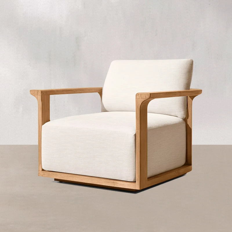 Modern Outdoor Garden Sofa Set Teak Furniture Modern Style Hotel Courtyard Furniture