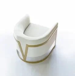 ForLuxury Gold Metal Accent Chair Velvet  for Home Hotel Single Sofa Single Sofa Chairs Sofa Chair