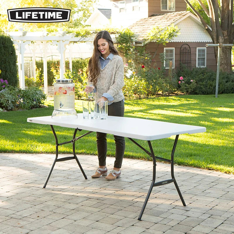 YXY Foldable Portable Office Desk Training Conference Rectangular Dining Table Calligraphy Desk Storage