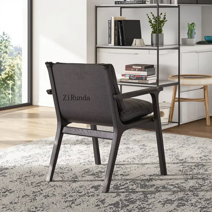 Dining room armchairs, leather dining chairs