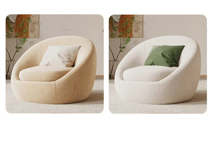 Simple Fabric Living Room Chairs Minimalist Nordic Creative Beauty Salon Lounge Chair Table Home Single Lazy Sofa Backrest Chair