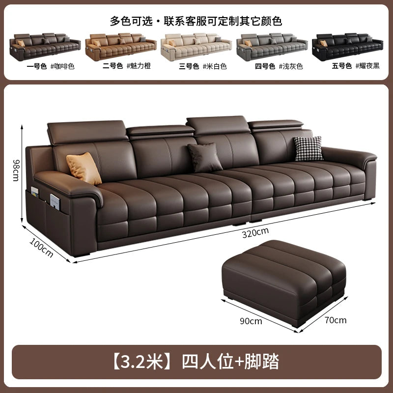 Leather Tables Living Room Sofas Luxury Modern Recliner Conference Tables Living Room Sofas Couch Lazy Muebles Home Furniture