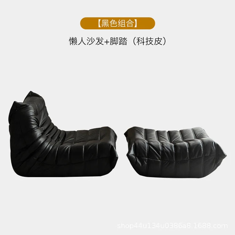 Caterpillar sofa togo modern living room balcony lounge lazy sofa available white lamb wool sofa