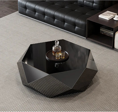 ls 51 Italian minimalist gold diamond coffee table designer style high sense modern simple special-shaped light luxury