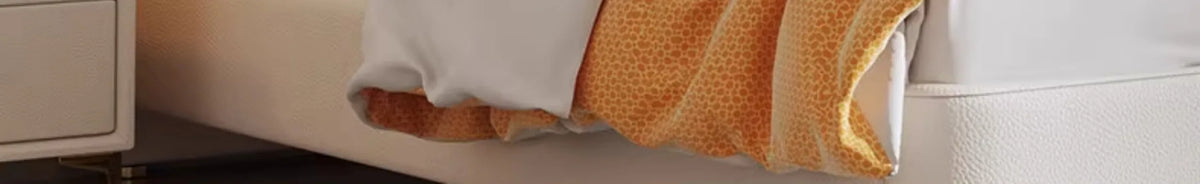 cheap Luxury Leather Princess Petal Bed with LED Lights queen bed frames 120x200cm 135x200cm 150x200cm 180x200cm Beds Furniture