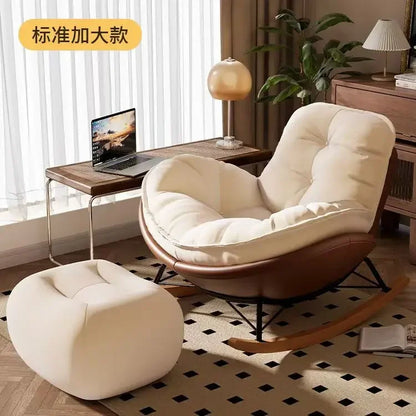 Lazy Couch Penguin Rocking Chair Indoor Leisure Rocking Chair Lounge Chair Rocking Daybed Adult Lounge Snail Balcony Home Egg