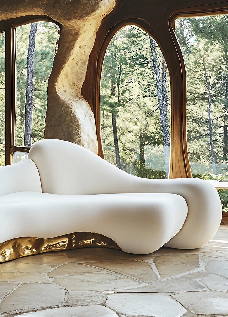 Postmodern art sofa, villa large flat floor furniture high luxury