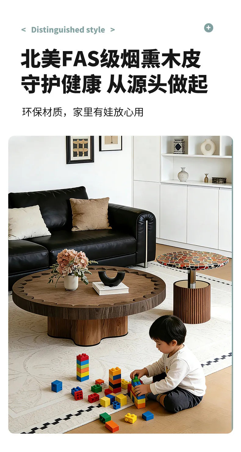 Minimalism Living Room Coffee Tables Bedroom Furniture Homestay Modern Coffee Tables Tea Wooden Furniture ChaJi MH40CJ