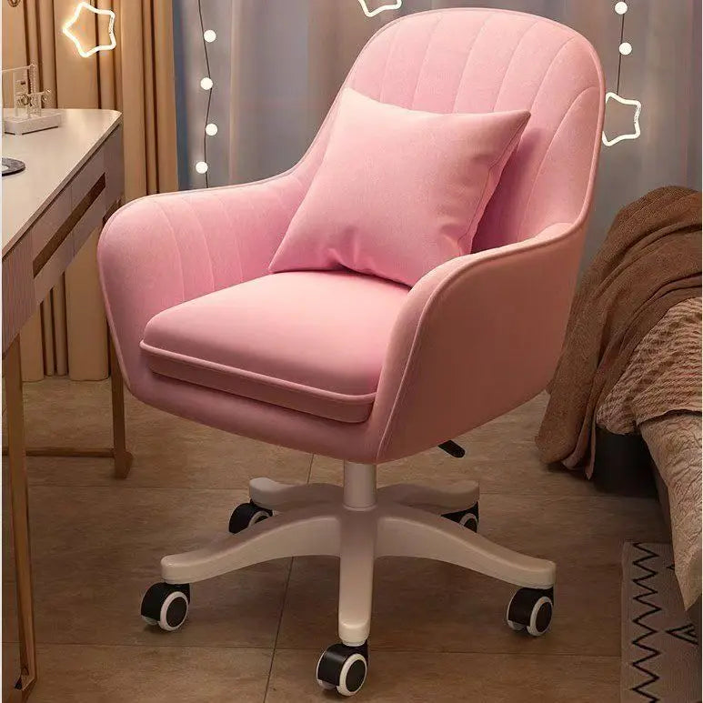 Modern Velvet Swivel Office Chair with Adjustable Height and Ergonomic Design Elegant Velvet Office Chair with Swivel Base